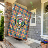 Buchanan Ancient Tartan Crest Garden Flag